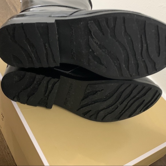 MICHAEL Michael Kors Leslie Rainboots size 7 black boots - Picture 5 of 8